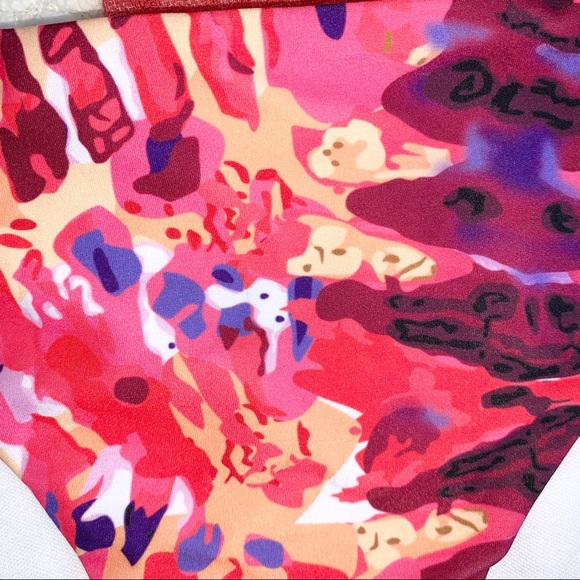 Bikini Top And Bottom Set Multicolor Size Medium - Picture 8 of 15